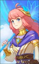 Kagura wearing the Beyond the Clouds Kagura skin, in-game portrait