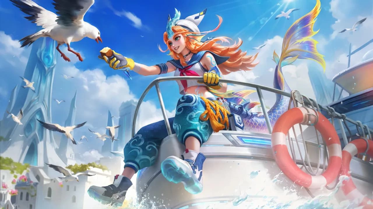 Kalea Tideborn Sailor skin artwork