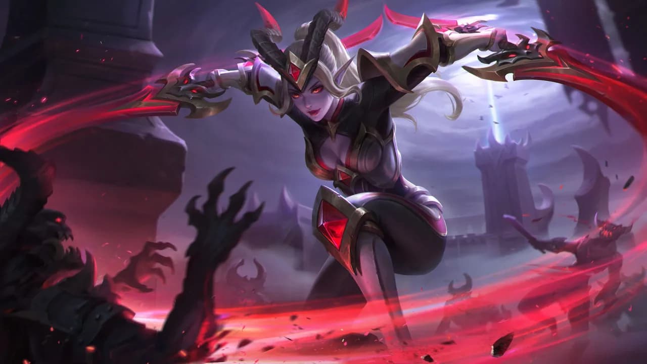 Karina Blood Moon skin artwork