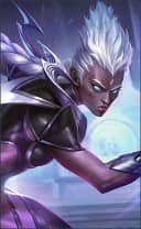 Karrie wearing the Lost Star skin, in-game portrait