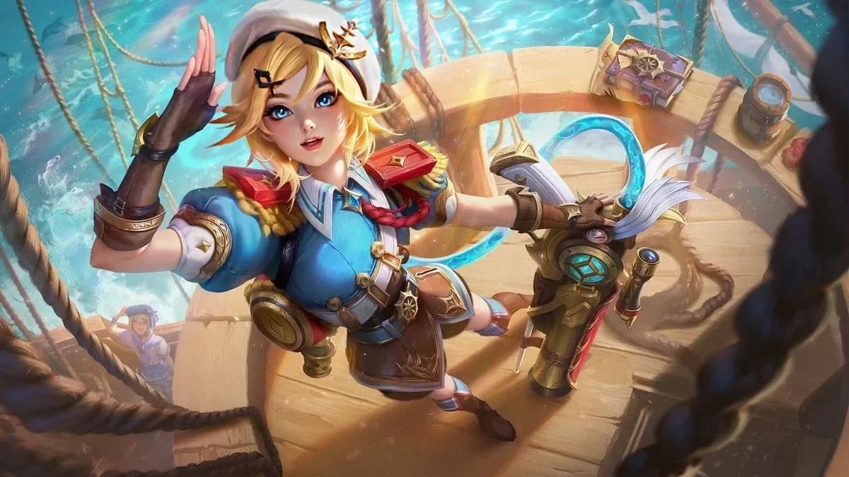 Kimmy High Seas Cadet skin artwork