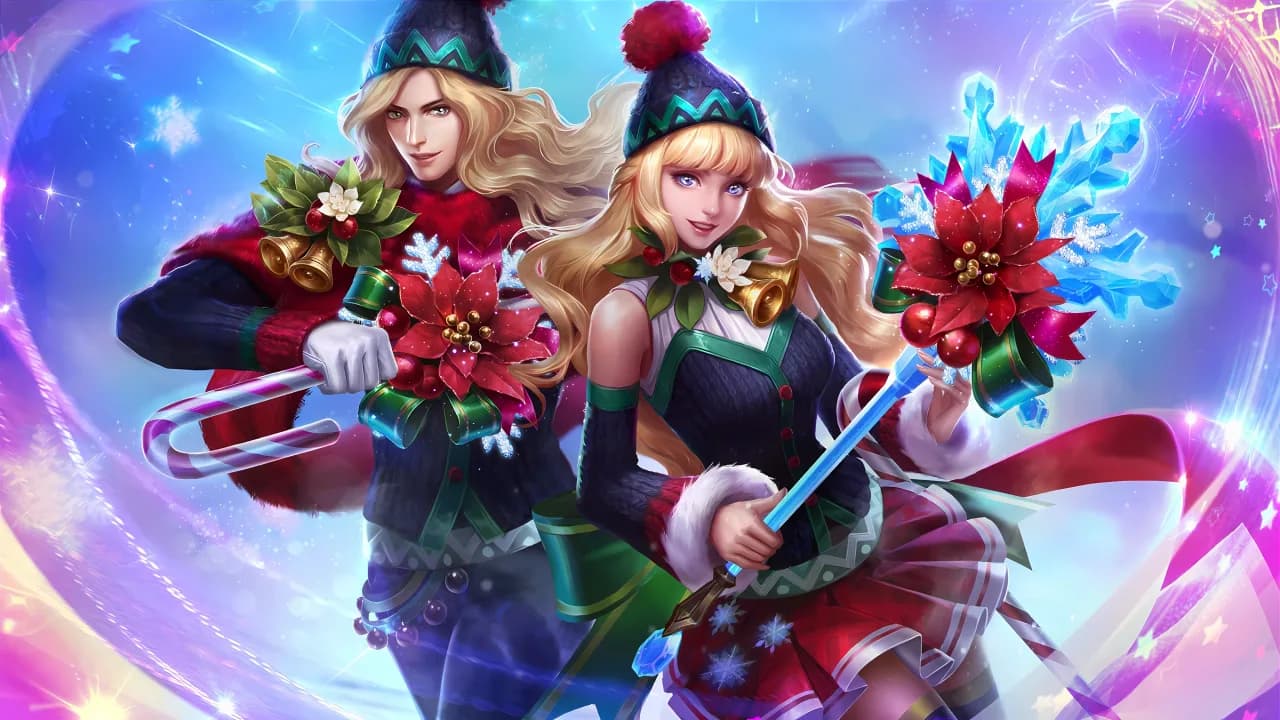 Lancelot Christmas Carnival skin artwork