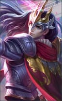 Lancelot wearing the Floral Knight skin, in-game portrait