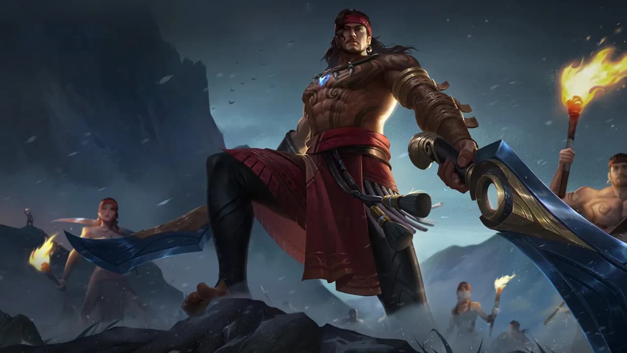 Lapu-Lapu Courageous Blade skin artwork