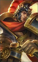 Lapu-Lapu wearing the Imperial Champion skin, in-game portrait