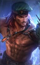Lapu-Lapu wearing the Special Force skin, in-game portrait