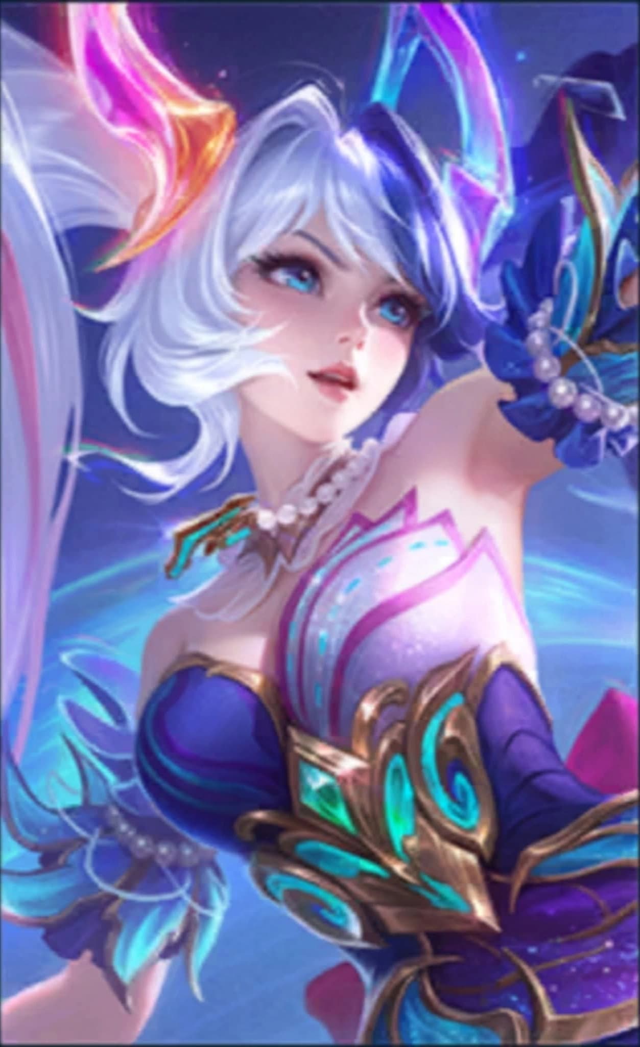 Layla wearing the The Beacon skin, in-game portrait