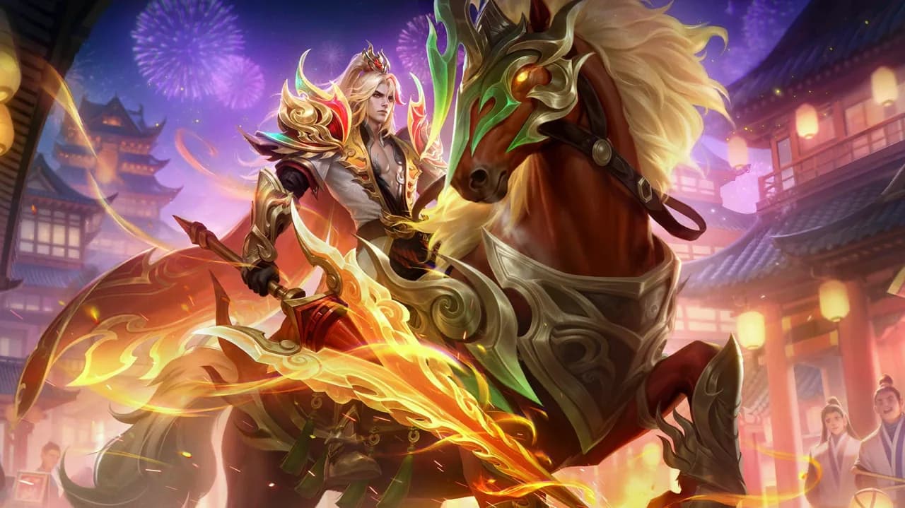 Leomord Auspicious Blaze skin artwork