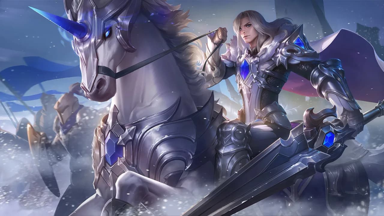 Leomord Frostborn Paladin skin artwork