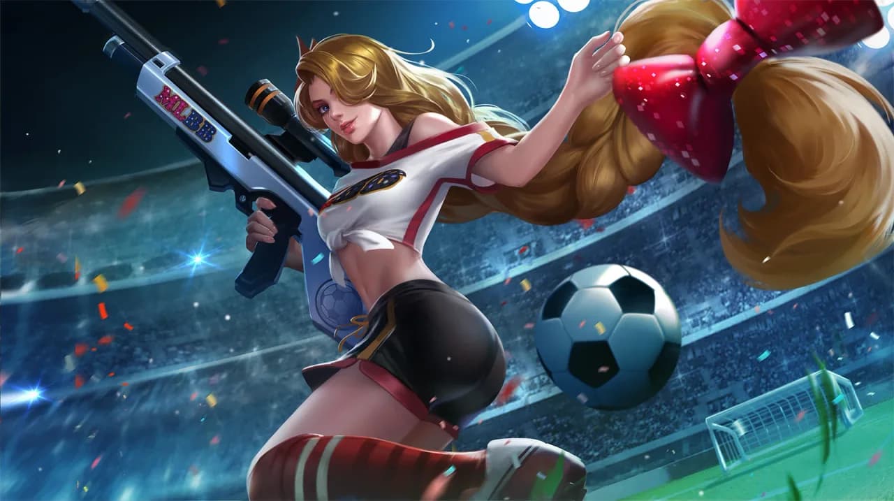 Lesley Cheergunner skin artwork