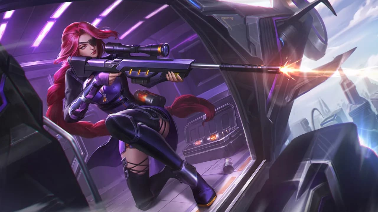 Lesley Lethal Lady skin artwork