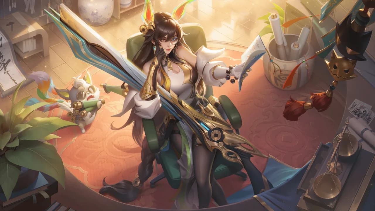 Lesley Meowkin Hunter skin artwork