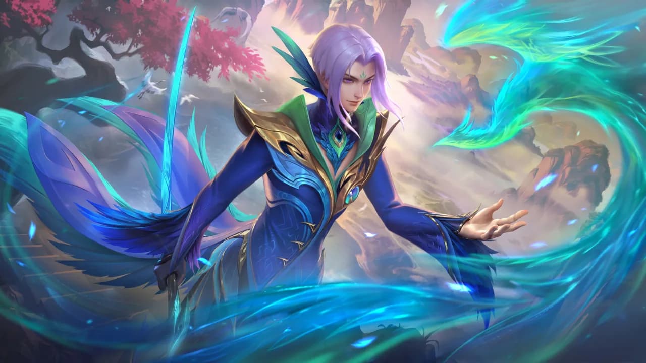 Ling Cyan Finch skin artwork