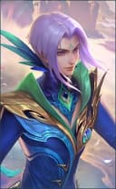 Ling wearing the Cyan Finch skin, in-game portrait