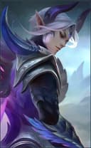 Ling wearing the Night Shade skin, in-game portrait