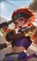 Lolita wearing the Soldier in Training skin, in-game portrait