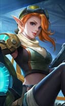 Lolita wearing the Special Op skin, in-game portrait