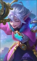 Lolita wearing the Starwatcher skin, in-game portrait