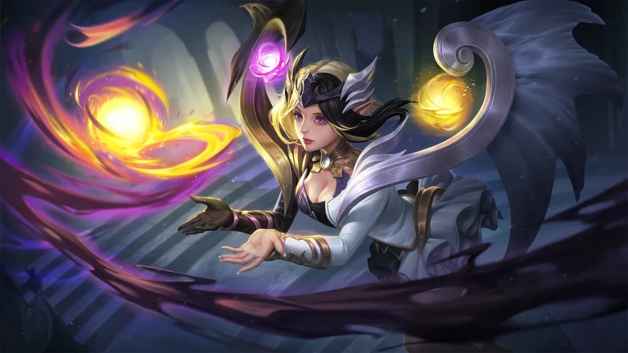Lunox Twilight Goddess skin artwork