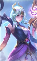 Lunox wearing the Dawn Revelation skin, in-game portrait