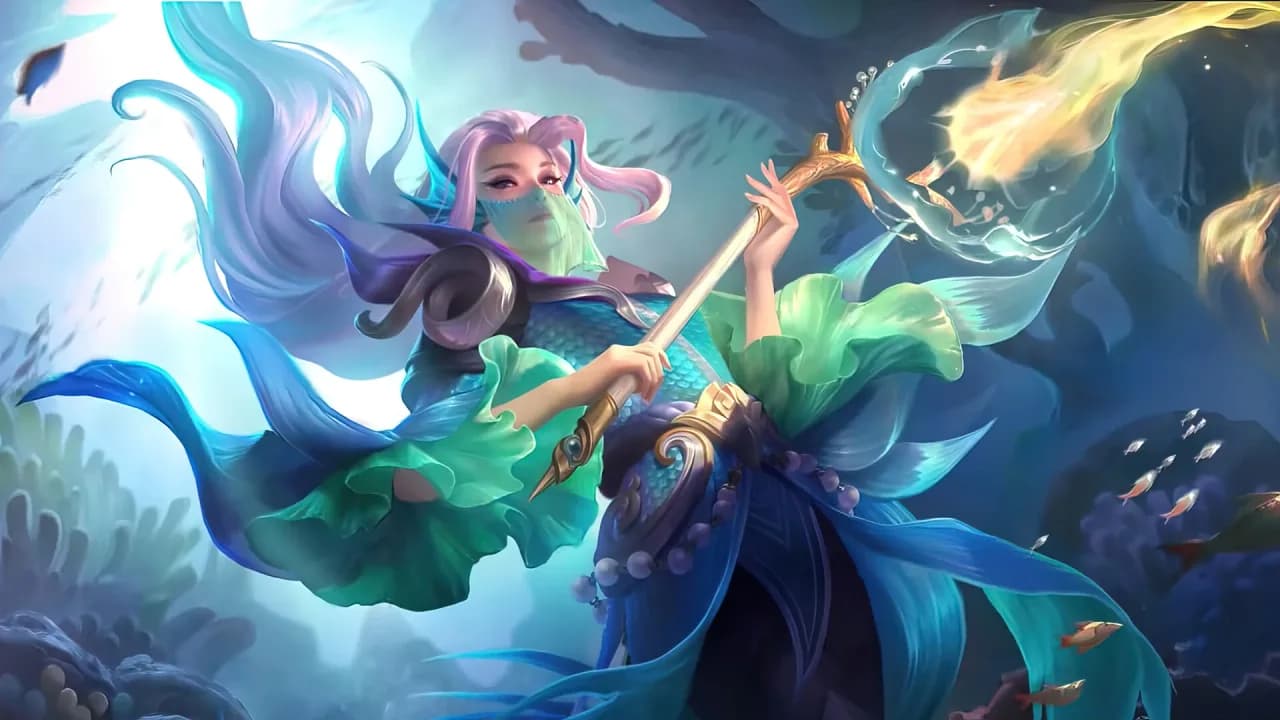 Luo Yi Siren Priestess skin artwork
