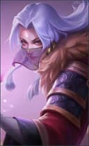 Luo Yi wearing the Yin-yang Mage skin, in-game portrait
