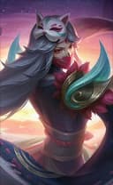 Luo Yi wearing the Tenko skin, in-game portrait