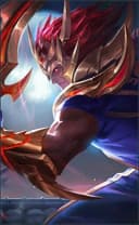 Martis wearing the Tyrant skin, in-game portrait