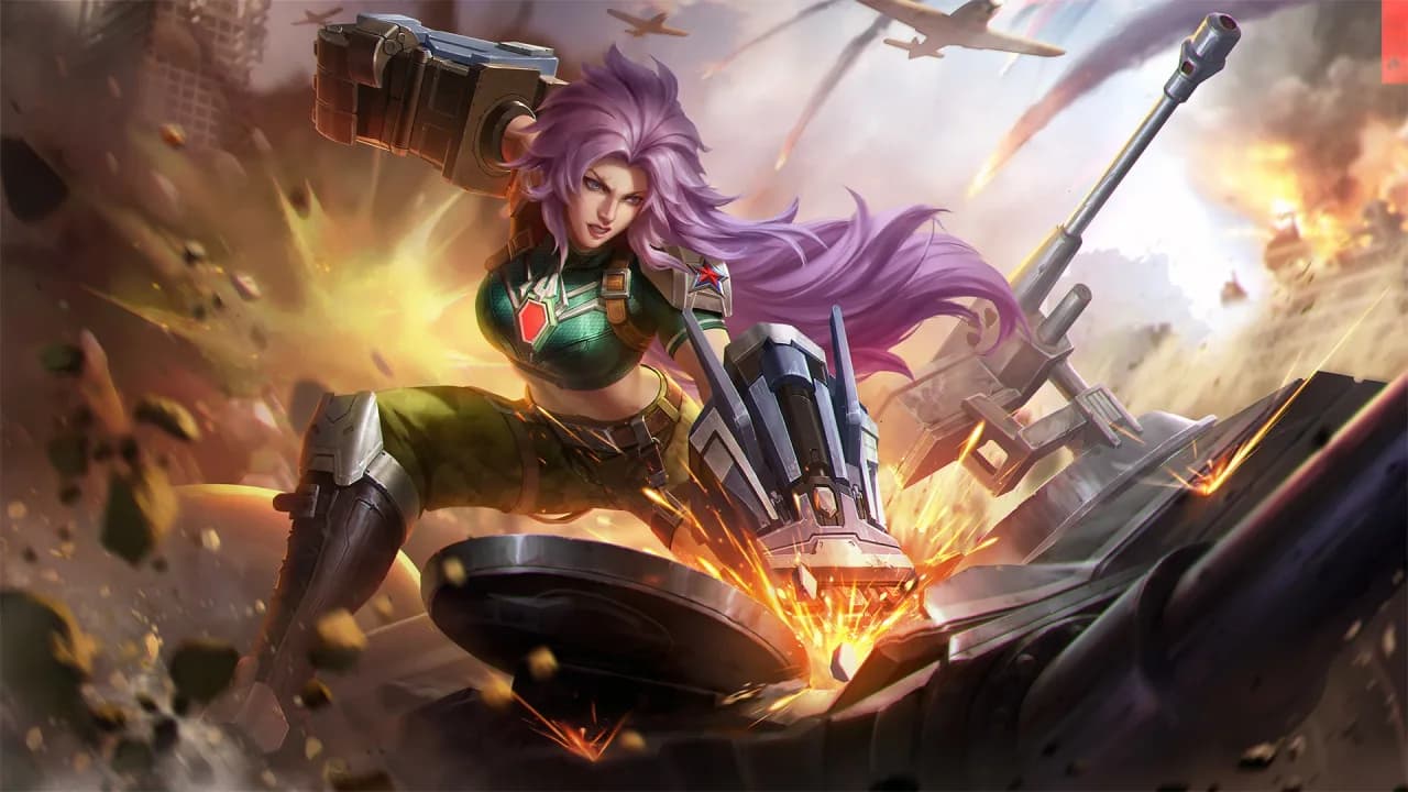 Masha Combat Maiden skin artwork