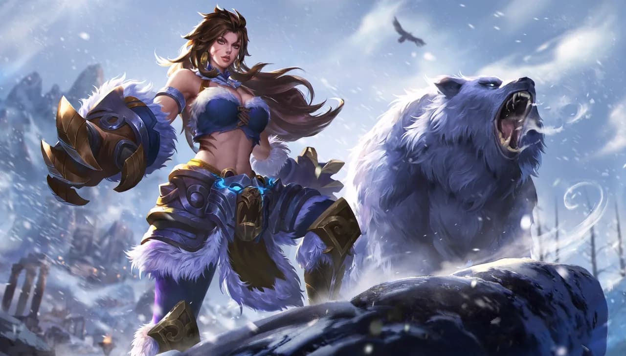 Masha Winter Guard skin artwork