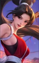 Masha wearing the Mai Shiranui skin, in-game portrait