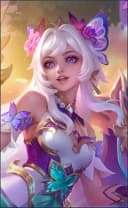 Mathilda wearing the Dreambound Pixie skin, in-game portrait