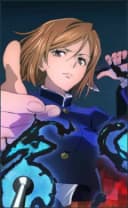 Melissa wearing the Nobara Kugisaki skin, in-game portrait