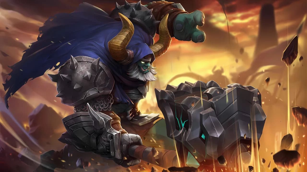 Minotaur Sacred Hammer skin artwork