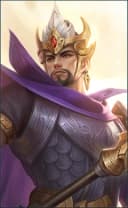 Minsitthar wearing the King of War skin, in-game portrait