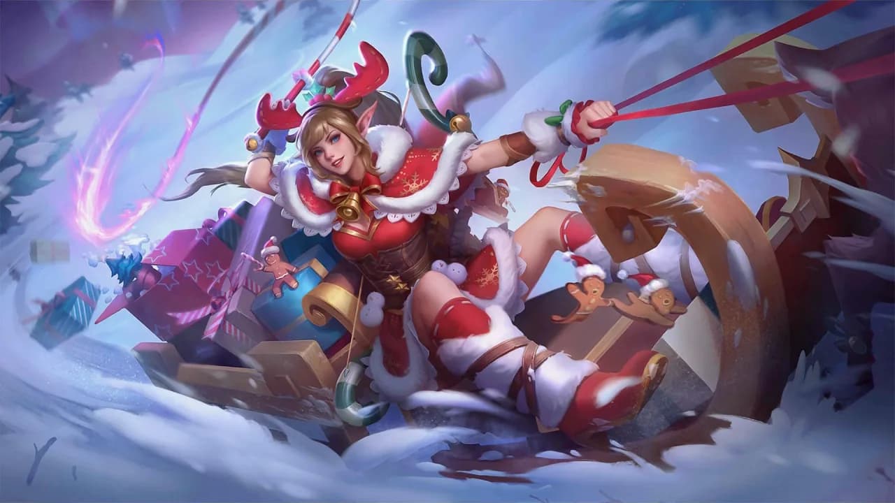Miya Christmas Carnival skin artwork