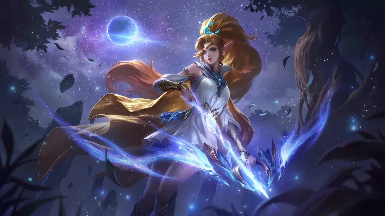Miya Moon Priestess skin artwork