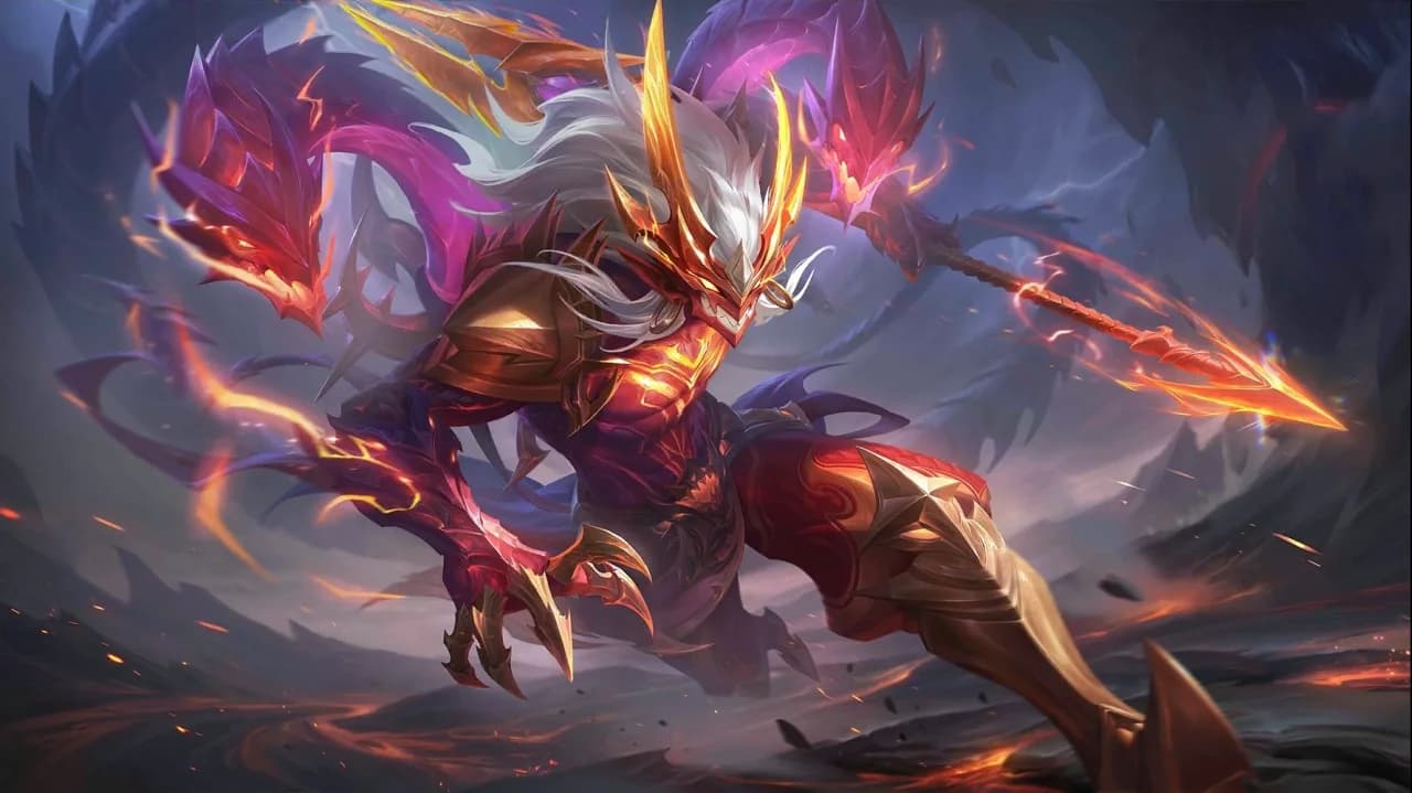 Moskov Infernal Wyrmlord skin artwork