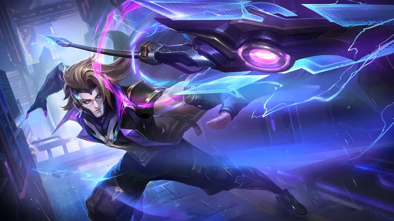 Moskov Violet Spear skin artwork