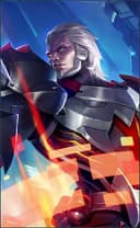 Moskov wearing the Snake Eye Commander skin, in-game portrait