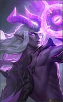 Moskov wearing the Twilight Dragon skin, in-game portrait