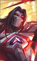 Moskov wearing the Doom Incarnate skin, in-game portrait