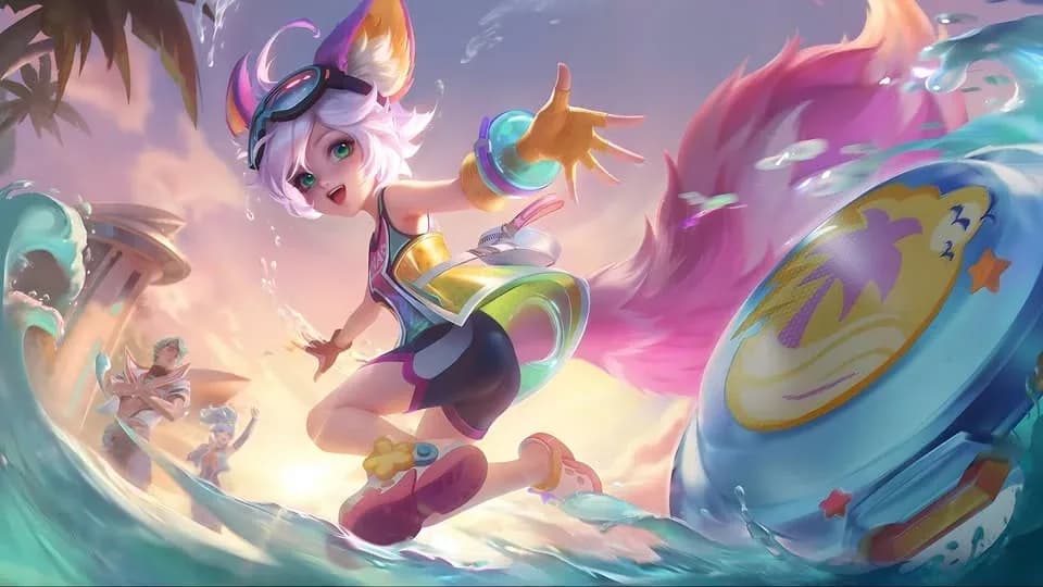 Nana Summer Fun skin artwork