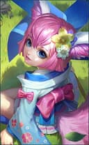 Nana wearing the Wind Fairy skin, in-game portrait