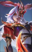 Obsidia wearing the Imperatrix Arashi skin, in-game portrait