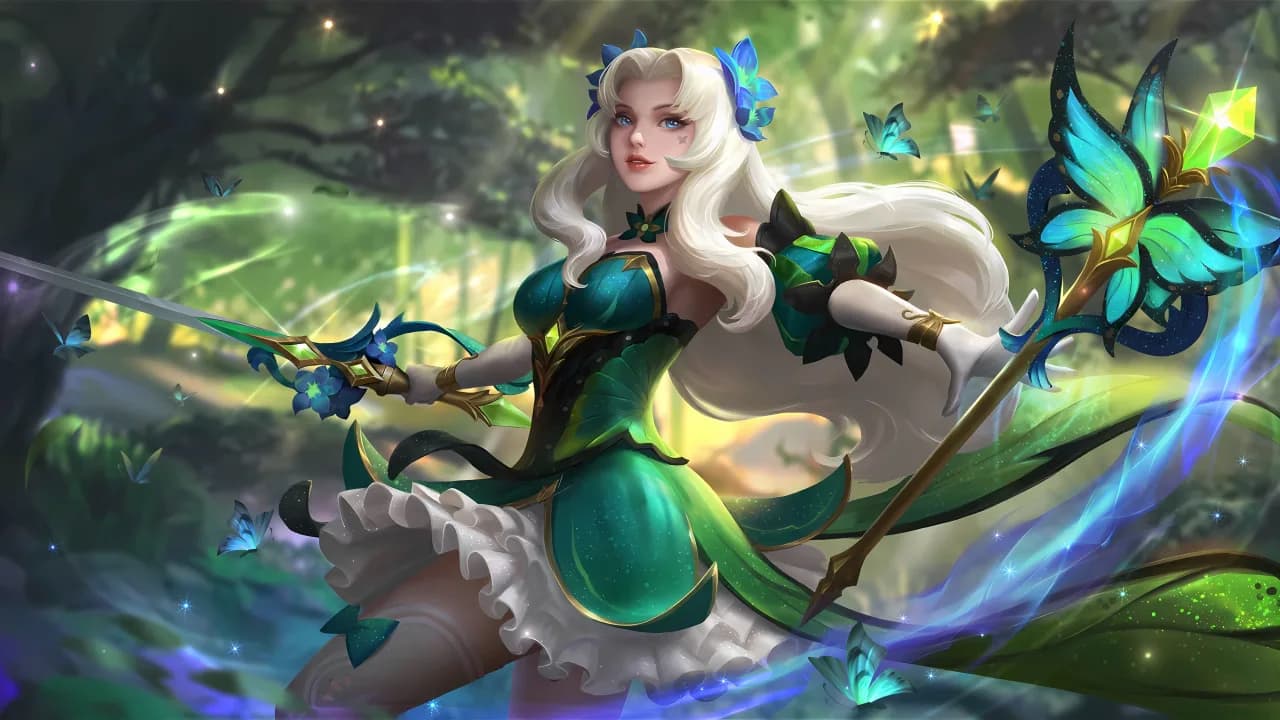 Odette Butterfly Goddess skin artwork