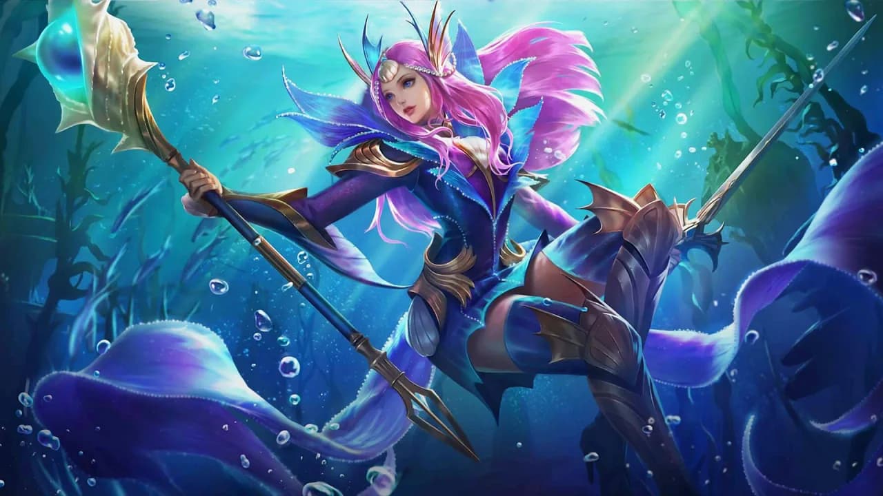 Odette Mermaid Princess skin artwork