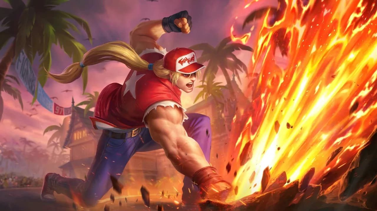 Paquito Terry Bogard skin artwork