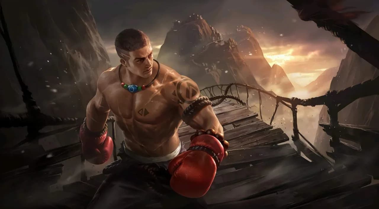 Paquito The Heavenly Fist skin artwork