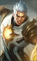 Paquito wearing the Fulgent Punch skin, in-game portrait